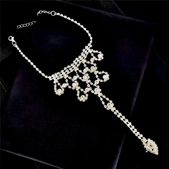 💎 New (1 Pair) Simulated 💎 Anklet Set 💎 - Picture 3 of 3